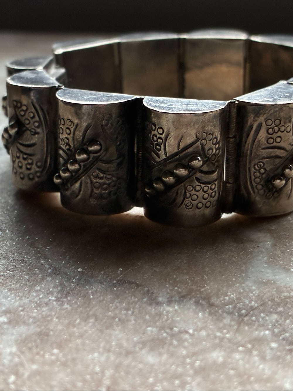 Vintage Sterling Silver Bracelet - Mexico - Picture 2 of 6